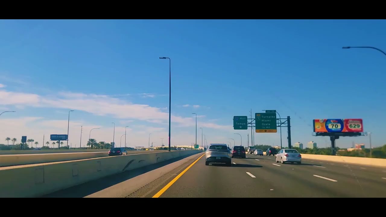 I-4 West Expressway Orlando Florida Driving Tour 