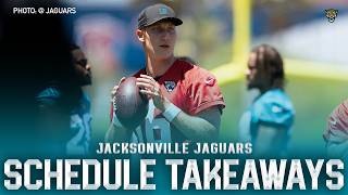 JAGUARS SCHEDULE TAKEAWAYS!!! Profile