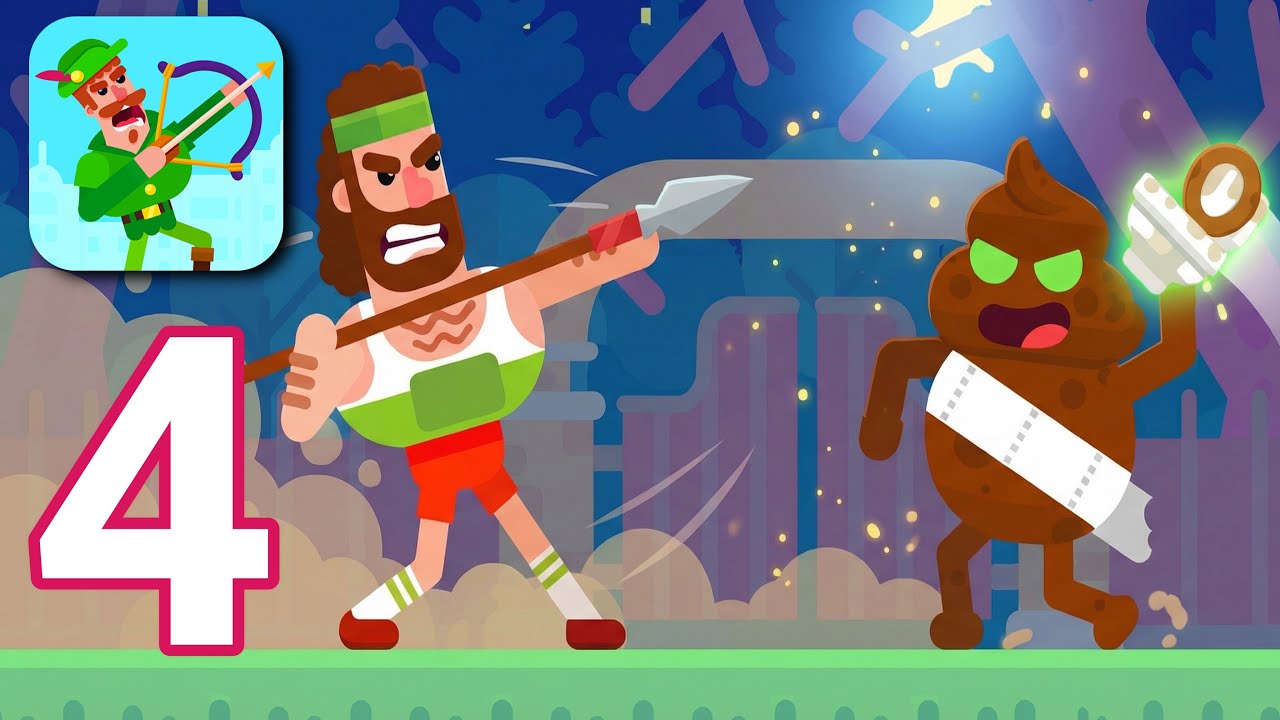 Bowmasters Gameplay Walkthrough Part 4 | Julius | Android & iOS | nexGameplay 