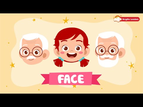 Video Bé học từ vựng tiếng Anh chủ đề Khuôn mặt| Khóa học... - YouTube