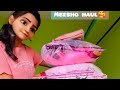 Let's unwrap meesho parcels with me🤗 #meesho #meeshohaul #bedsheets #neckpillow #skirt #trending