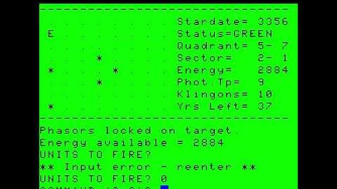 Trek game for Coco OS9