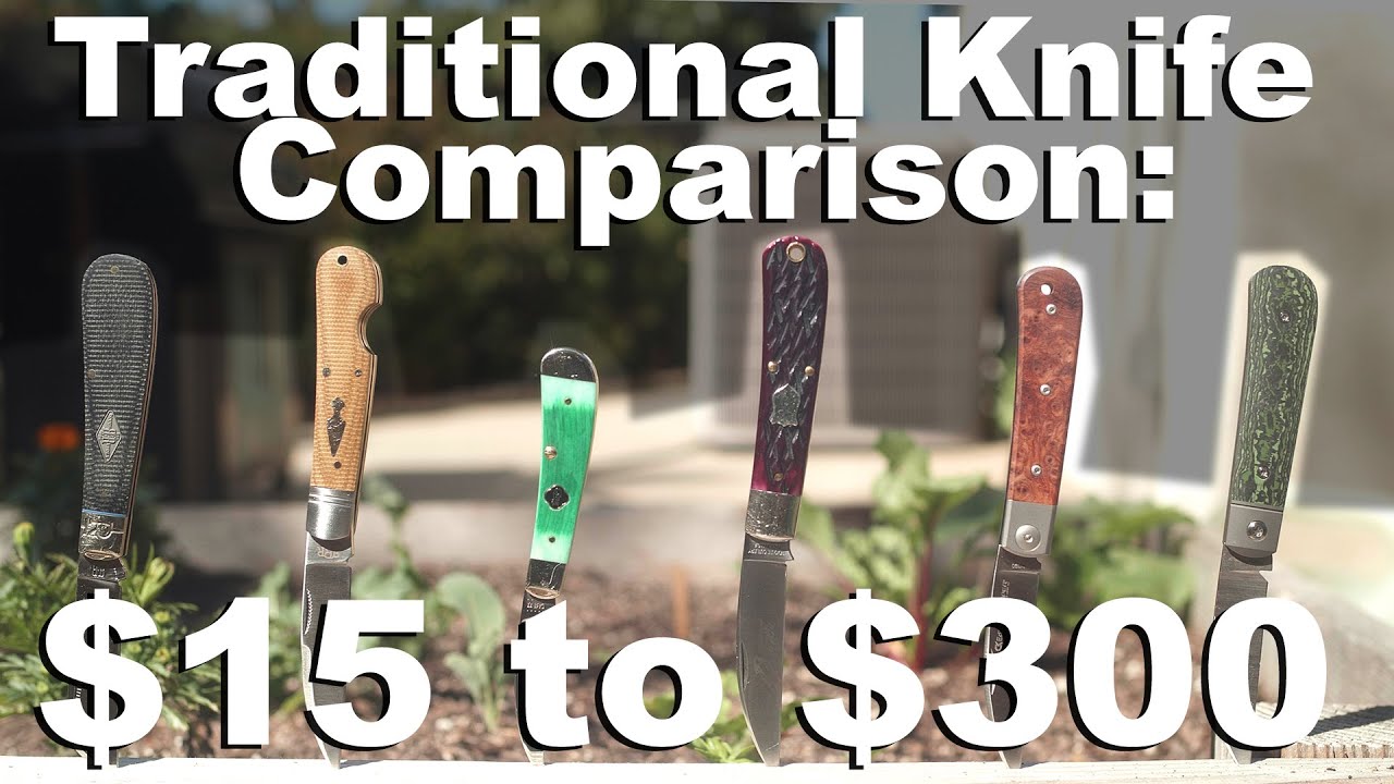 Сравнение традиционных ножей Swayback от Jack Wolf, Great Eastern Cutlery, Viper и Rough Ryder
