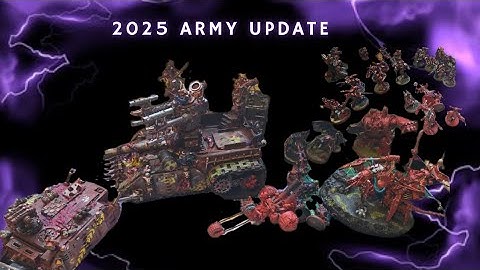 Kitbashed Chaos Army update and Channel | 2025