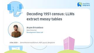 Decoding 1951 census: LLMs extract messy tables