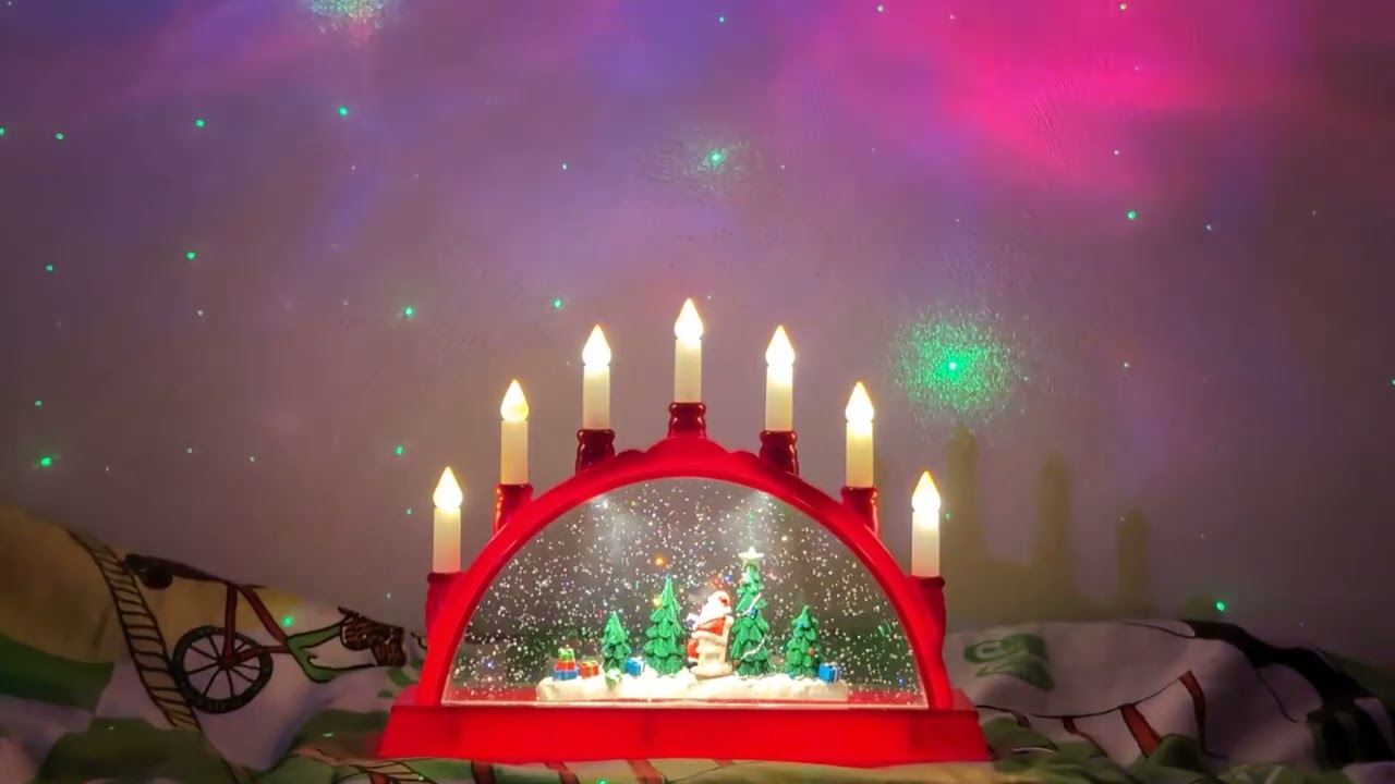 1 hour christmas candle (no Music)