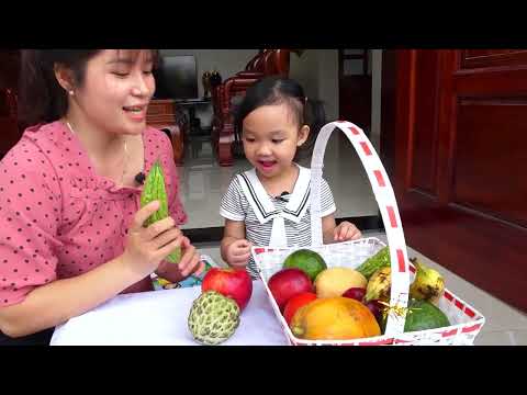 Dạy trẻ :Nhận biết quả nhẵn và xù xì. Độ tuổi: 24-36 tháng