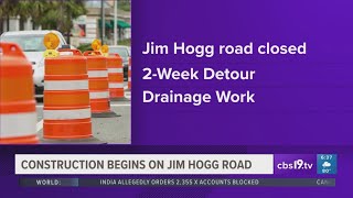 Portion of Jim Hogg Road in Smith County closed for maintenance