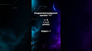 Python Variable Challenge #3 — Augmented Assignment Operator✨ #shorts #viralshorts