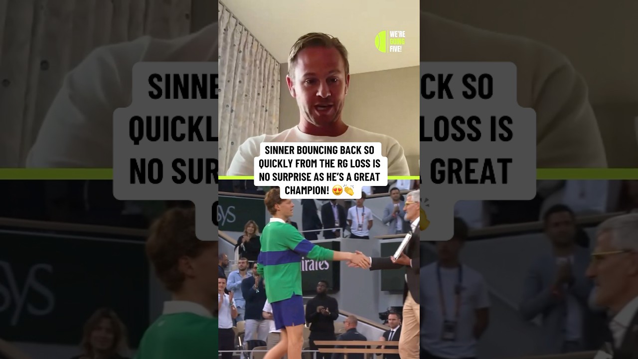 Sinner’s Roland Garros heartbreak to Wimbledon win vs Alcaraz 🔥 Elite mindset 🏆