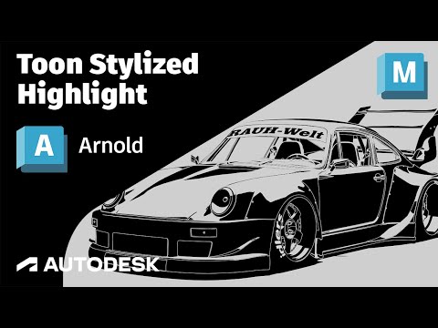Arnold Tutorial - Toon Car using Stylized Highlight