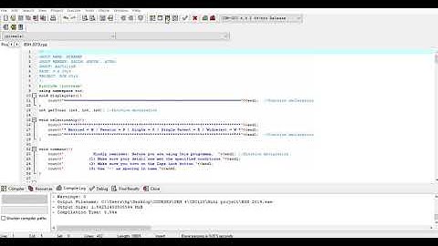 Mini Project (CSC 128) - BSH 2019 (coding)
