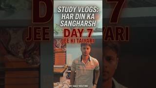​Backlog Clear In 1 Day? 😱 | Day 7: JEE Dropper Study Vlog #jeemain #jee #jeeaspirants #jeeadvance
