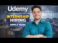 🚀 Udemy Hiring 2026 | 💻 Software Engineering Intern | Apply Now 🔥