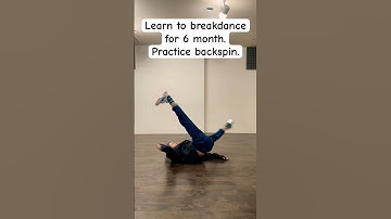 Learn to breakdance for 6 month.Practice backspin. #beginner #breaking #dance #backspin