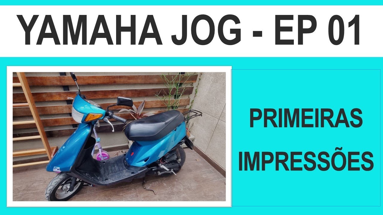 Comprei uma Yamaha Jog 50cc ! 