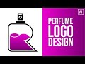 Perfume Alphabet Logo Design in Adobe Illustrator | Emtode | 033