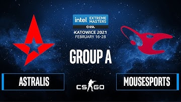 CS:GO - Astralis vs. mousesports [Nuke] Map 1 - IEM Katowice 2021 - Group A