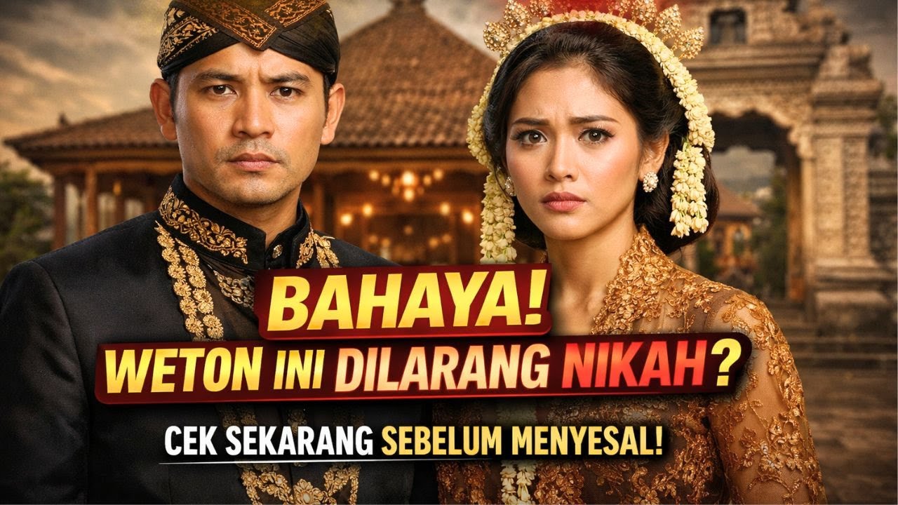 HATI-HATI! PASANGAN WETON INI DILARANG MENIKAH? SIMAK PENJELASAN GAR TIDAK MENYESAL