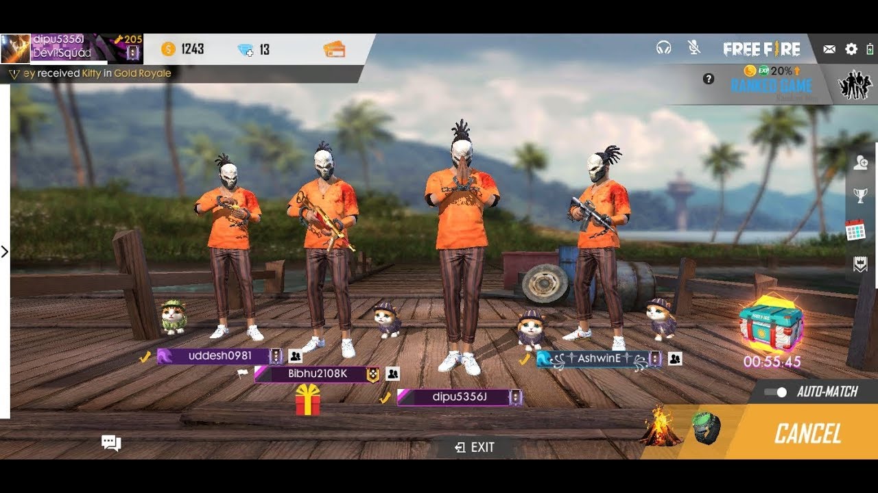 Garena Free Fire Skin Hack Live Streaming