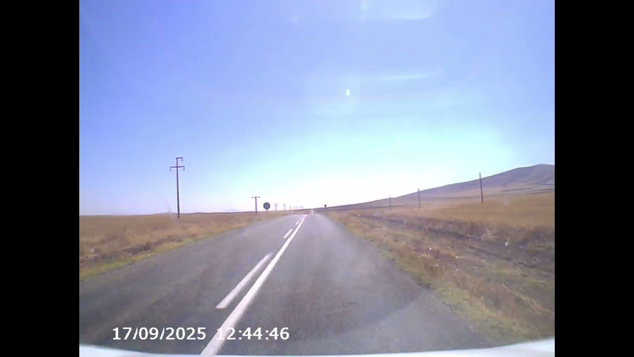 Kırşehir Akçaken'ten Kırşehir merkeze yolculuk. Akçakent yol çalışması ve Dulkadir köyü.