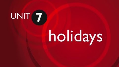 Speakout 2ndE - Elementary - DVD Interview Unit 7 - Holidays: How was your last holidays?