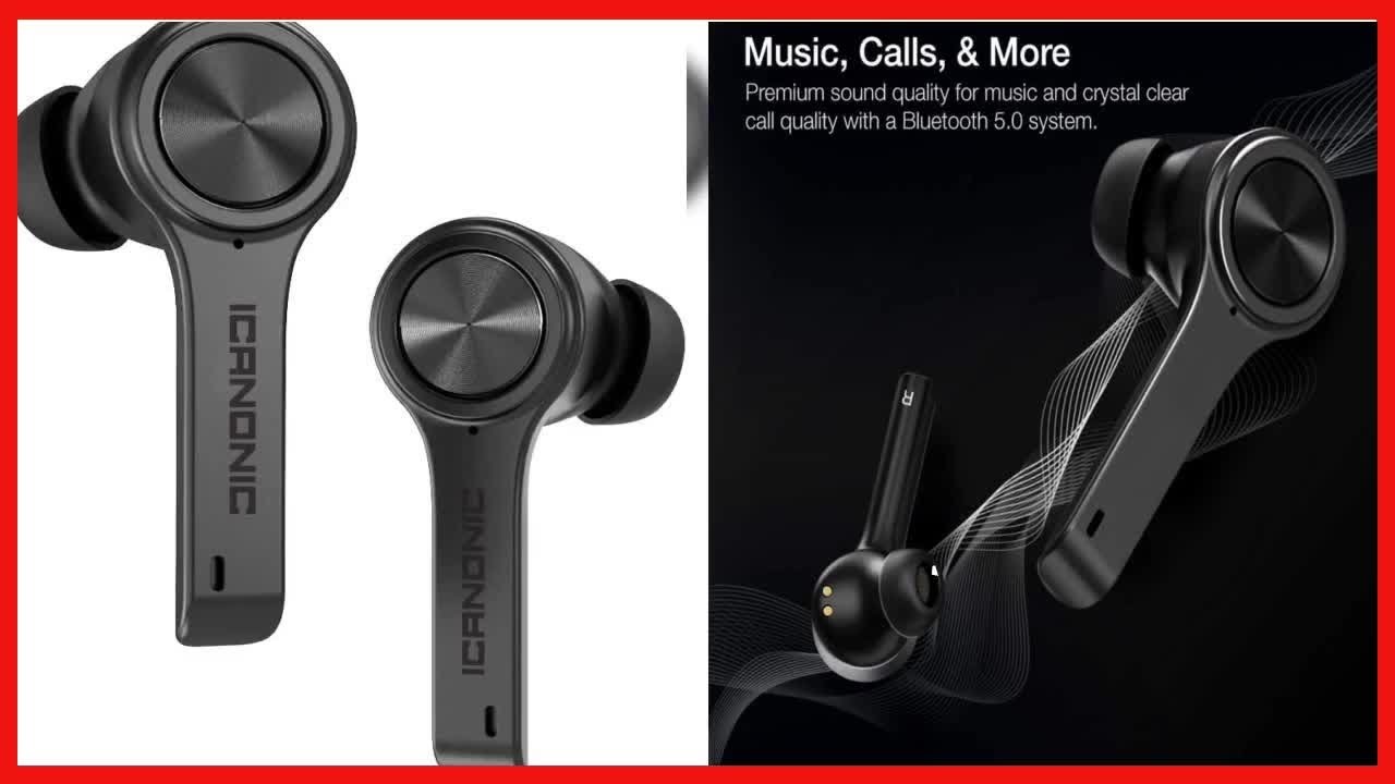 XClear Wireless Earbuds with Immersive Sounds True 5.0 Bluetooth in-Ear  Headphones w/ Charging Case 
