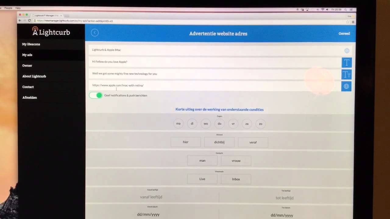 First insight ready & easy features of Lightcurb beacon pla