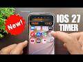 Quick Timer Setup iOS 27