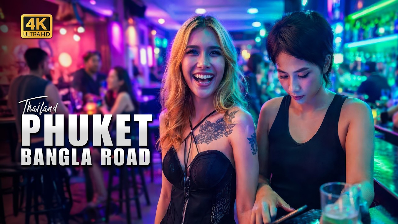 🇹🇭 4K HDR | Bangla Road Phuket Thailand | Nightlife Walk | Full Walking Tour