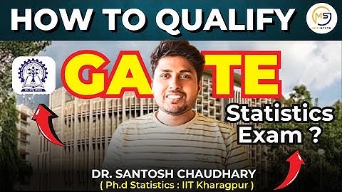 How to qualify GATE Statistics (ST) exam ? | Mathstats @8810409392