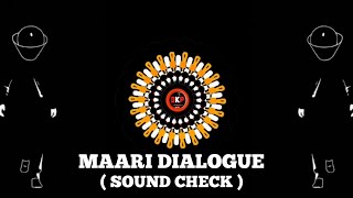 MAARI DIALOGUE - ( EDM x SOUND CHECK ) DJ MOHIT x DJ MKP x DKP REMIX ll Ganesh Puja Special 2023