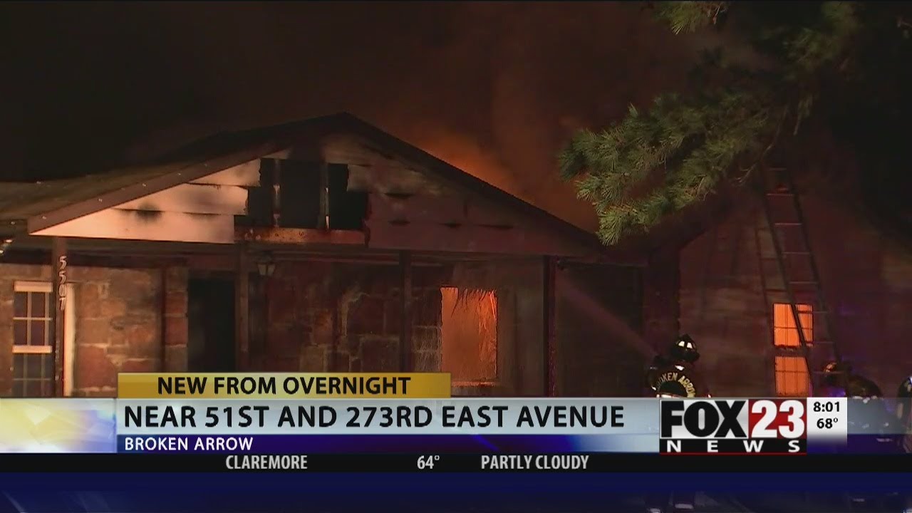 Flames destroy home, reignite twice in Broken Arrow