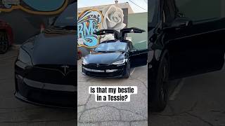 Just Hopped In! Got Options #tesla #modelx #teslamodelx #shorts