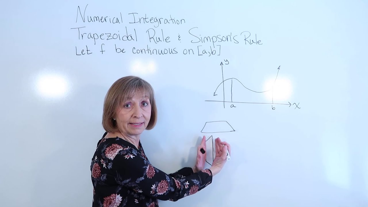 Trapezoidal Rule and Simpson's Rule to approximate definite integral values