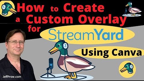 How to Create a Custom Overlay for StreamYard using Canva