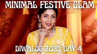 Simple, Minimal & Glam Makeup Tutorial For the Festive Season | #Diwalog2023 Day 4 | Shreya Jain