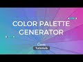 Canva Tutorial: the Color Palette Generator Tool