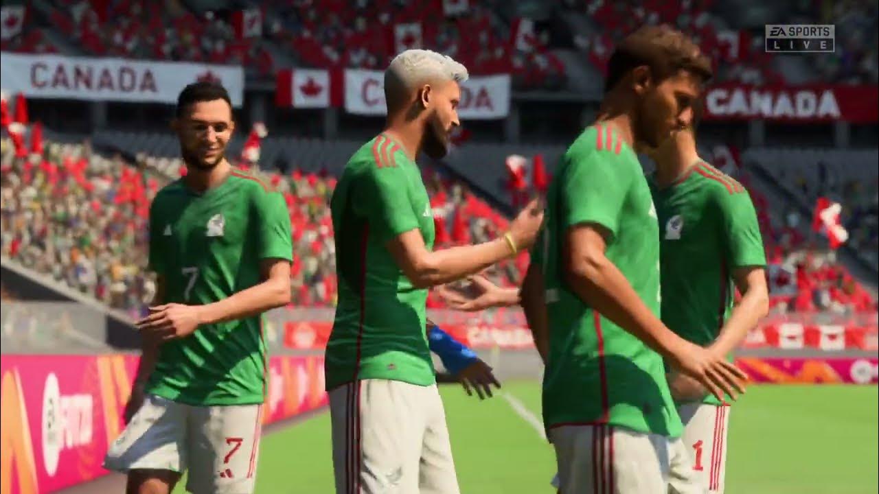México vs Canada Friendly Match Career Mode Leo27 FIFA 23 YouTube