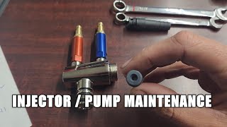 How to service your powder coating Pump and injector.     #powdercoating #howtopowdercoat