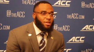 British Brooks UNC Football ACC Kickoff Breakout Interview