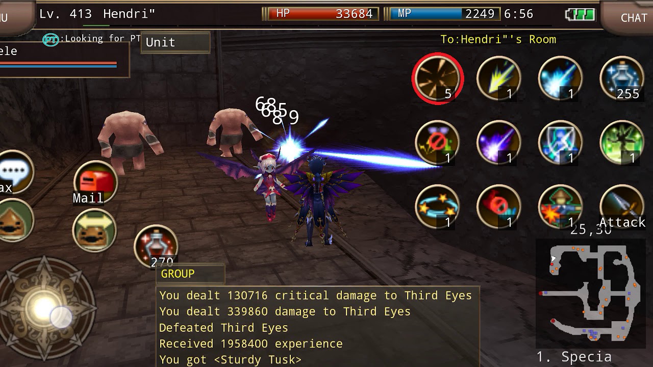 Iruna Online Sniper Normal Bow Lv.340+ Leveling vs Third eye (No CF