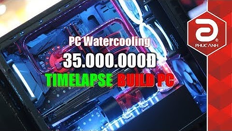 Quá trình lắp ráp Build PC với tản nhiệt nước 35 triệu đồng với tông màu đỏ | Timelapse Build PC