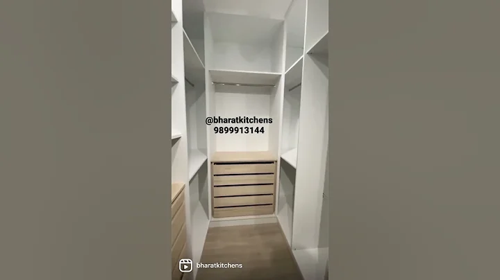 Wardrobe installed in Delhi.#viral #shorts #trending #delhi #interiordesign #kitchen #india #unique