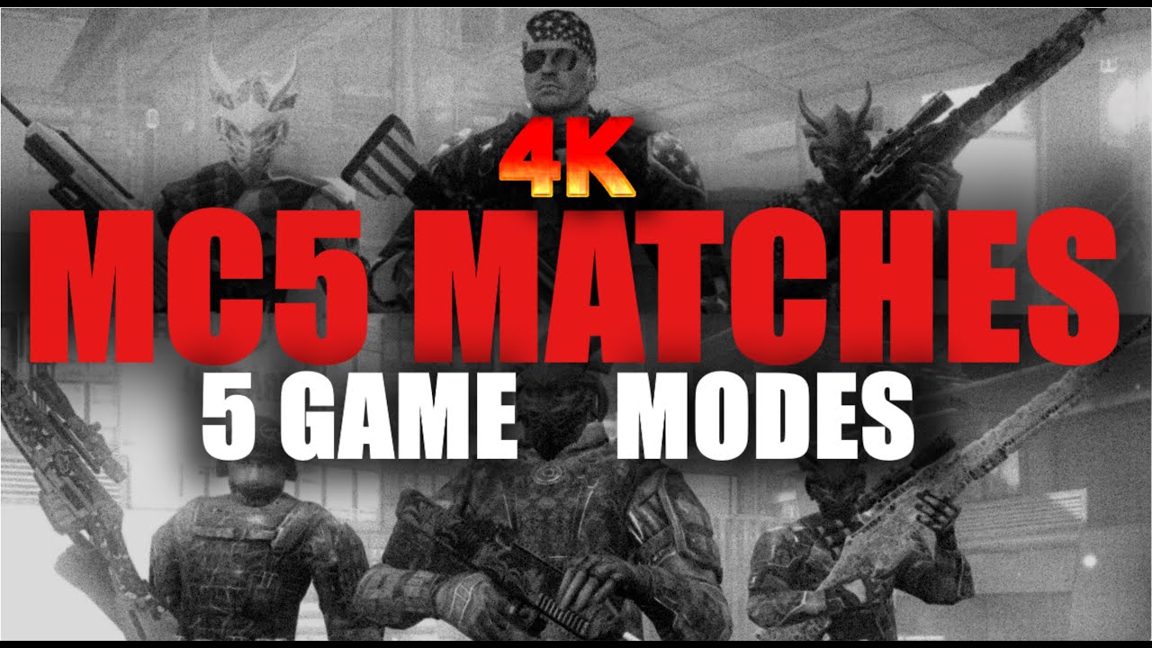 MC5 Matches! | Trying Other game Modes (CTF, ZC, Rush, Cargo) against Pros!