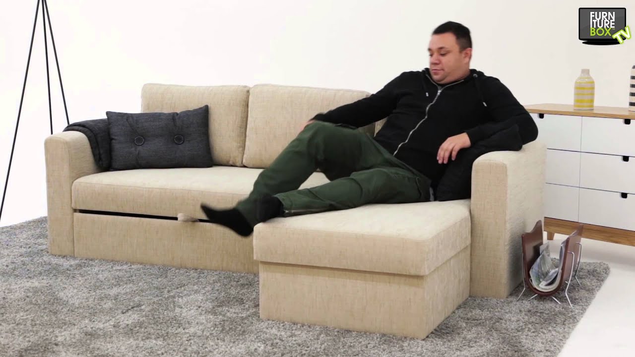 Ãland bäddsoffa beige furniturebox youtube