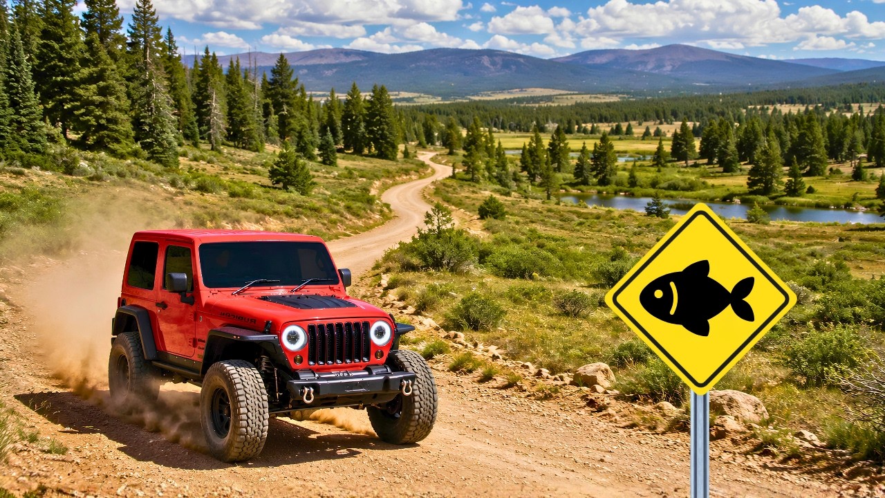 Driving a RUGGED Forest Backroad to a HIDDEN Lake - YouTube