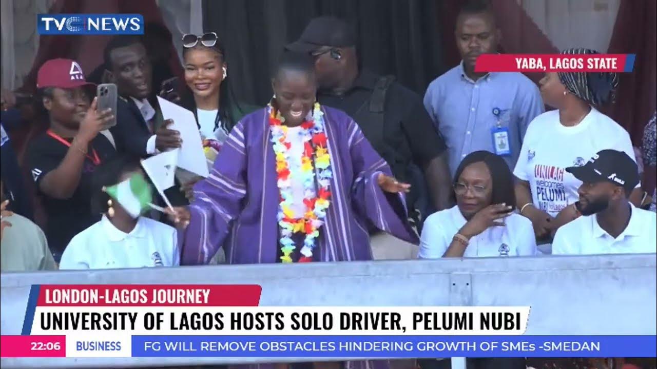 University Of Lagos HostsLondon-Lagos Solo Driver, Pelumi Nubi