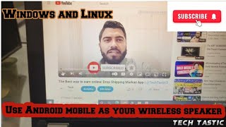 Use Android Mobile as a Wireless speaker for Widows/ Linux | Wifi Audio | @TechTastic3 screenshot 5