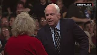 Flashback  McCain tells supporter Obama is 'a decent